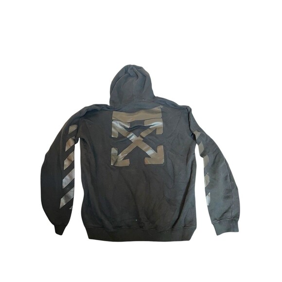 Off-White DIAG Carryover Hoodie XXL Black OWBB032S190970831010 Italy S19 - Picture 4 of 13